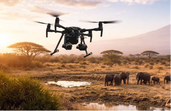 Drone Aerial support for conservation operations